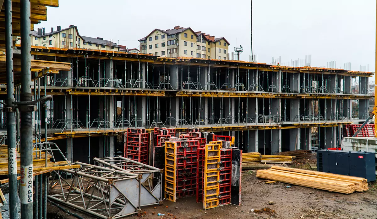 Construction state of the residential complex “SKYGARDEN” as of 17.11.2023