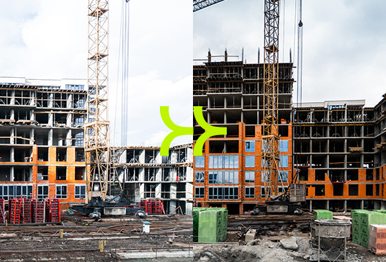 Динаміка будівництва житлового комплексу Comfort Park: січень – березень 2023