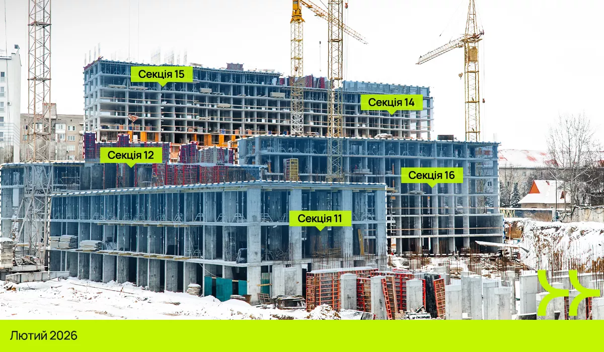 Стан будівництва на 10/02/2026