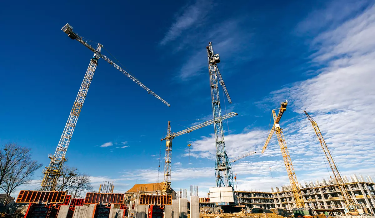 Construction state of the residential complex “SKYGARDEN” as of 18.12.2023