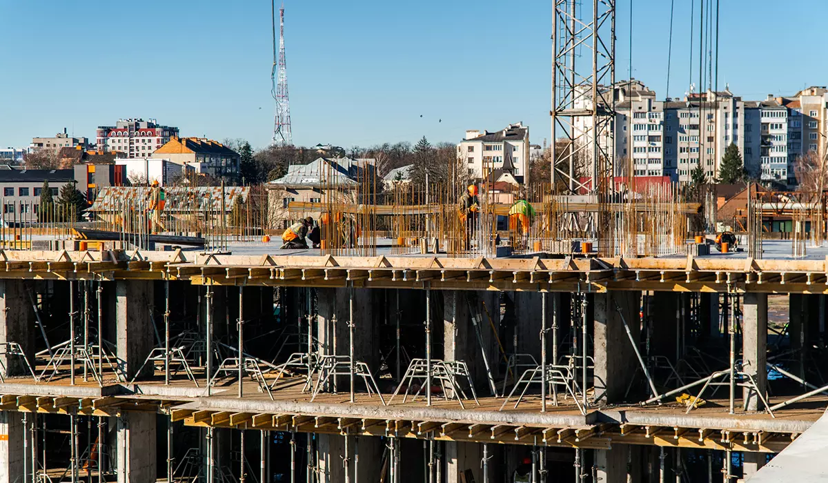 Construction state of the residential complex “SKYGARDEN” as of 18.12.2023