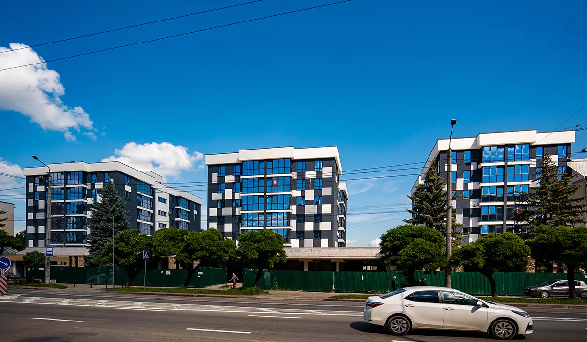 Construction state of the Union residential complex as of 29.06.2023