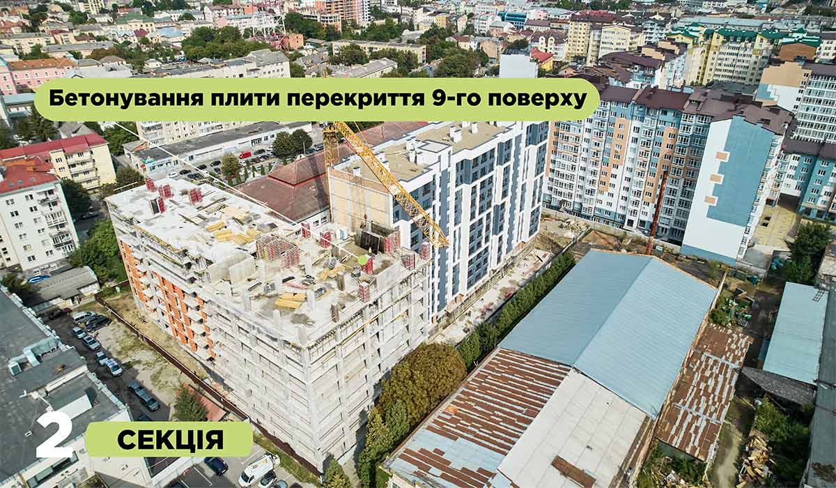 Стан будівництва житлового комплексу Main House станом на 30.08.2021