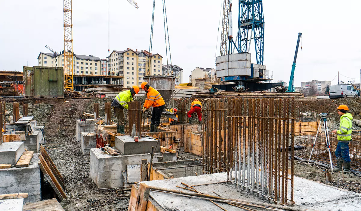 Construction state of the residential complex “SKYGARDEN” as of 17.11.2023