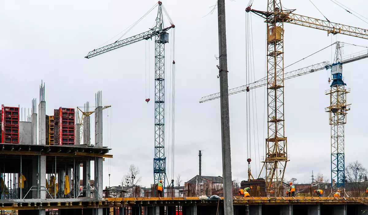 Construction state of the residential complex “SKYGARDEN” as of 17.11.2023