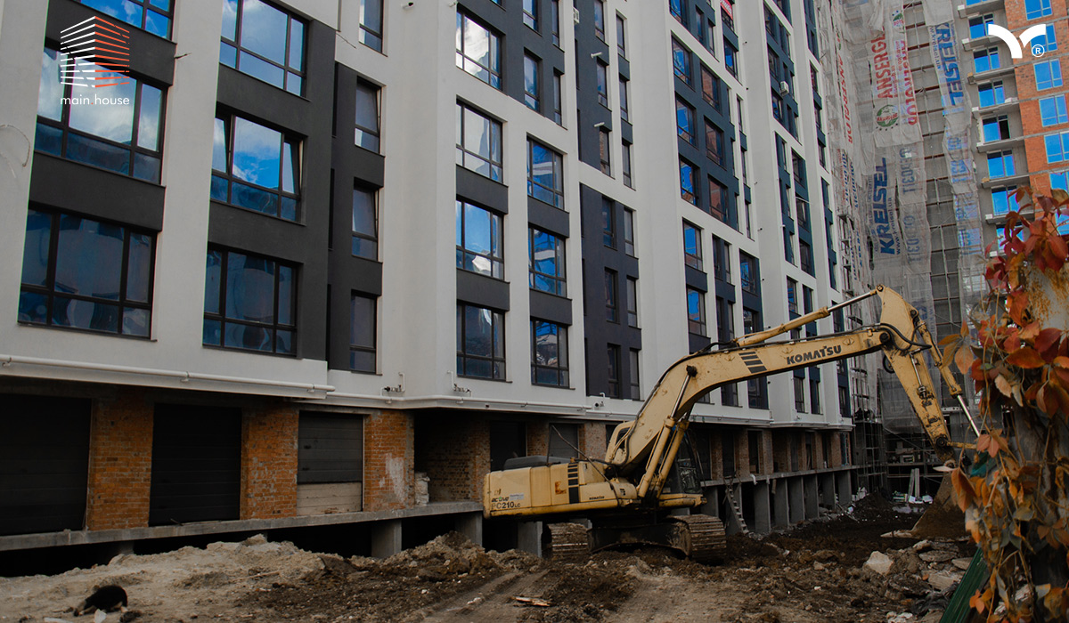 Construction state of Main House as of 10.21.2022