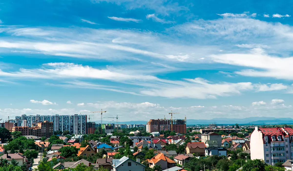 Construction state of the residential complex “IQ House” as of 04.07.2023