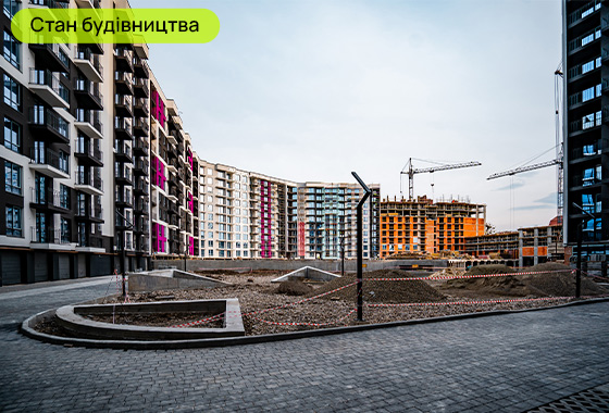 Стан будівництва житлового комплексу Family Plaza на 20.03.2023