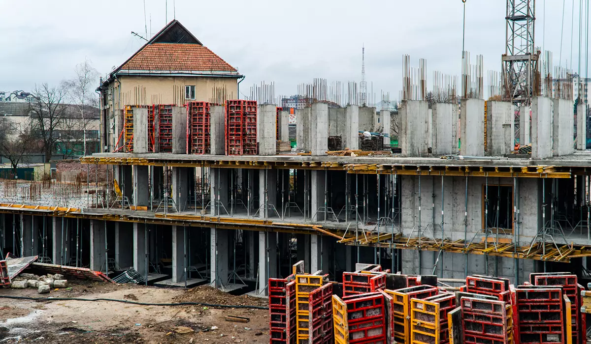 Construction state of the residential complex “SKYGARDEN” as of 17.11.2023