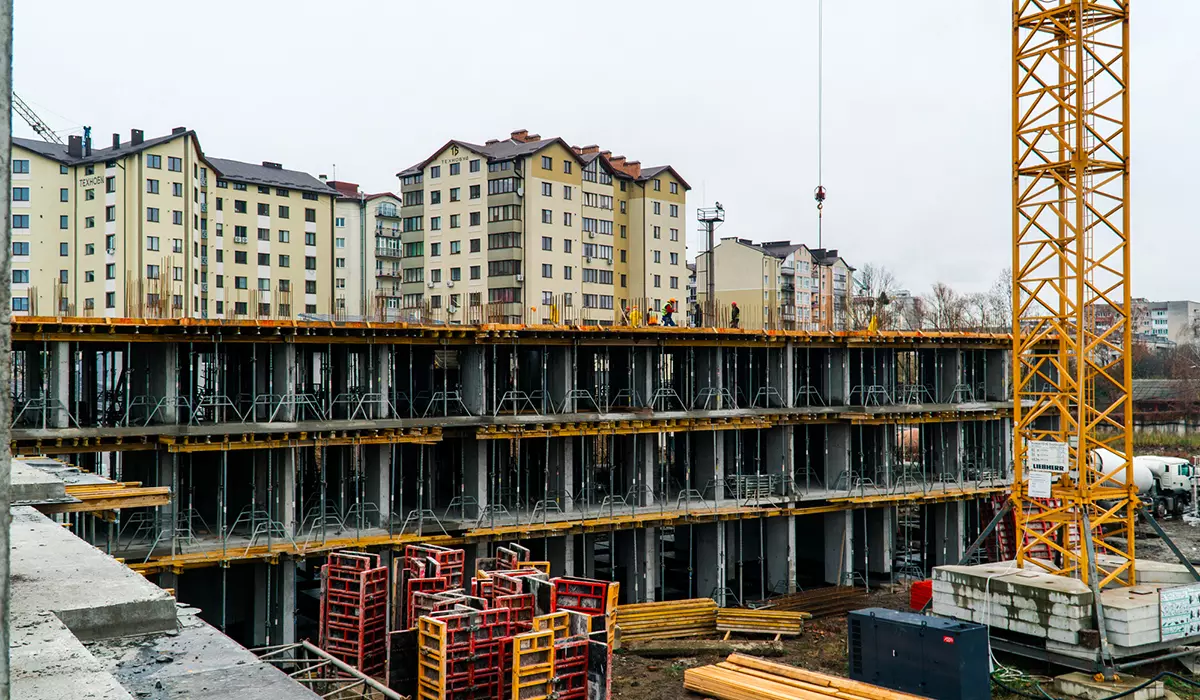 Construction state of the residential complex “SKYGARDEN” as of 17.11.2023