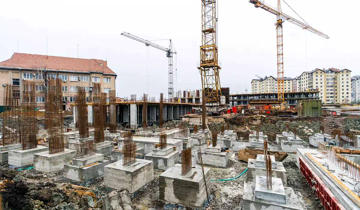 Construction state of the residential complex “SKYGARDEN” as of 17.11.2023