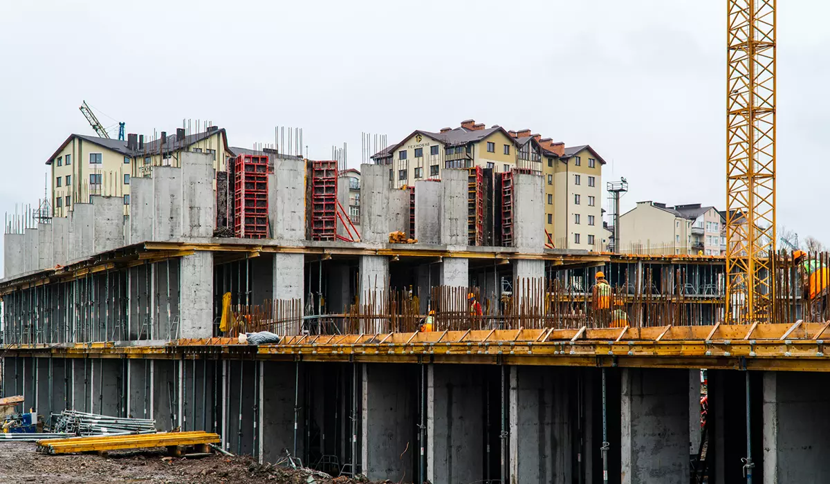 Construction state of the residential complex “SKYGARDEN” as of 17.11.2023