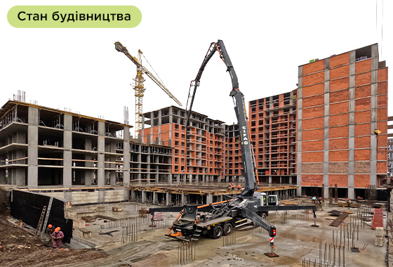 Стан будівництва житлового району Manhattan UP на 22.12.2022