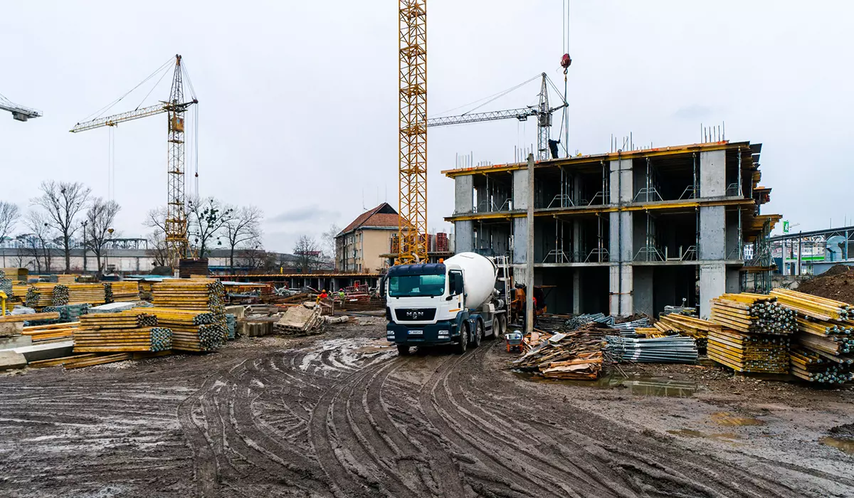 Construction state of the residential complex “SKYGARDEN” as of 17.11.2023