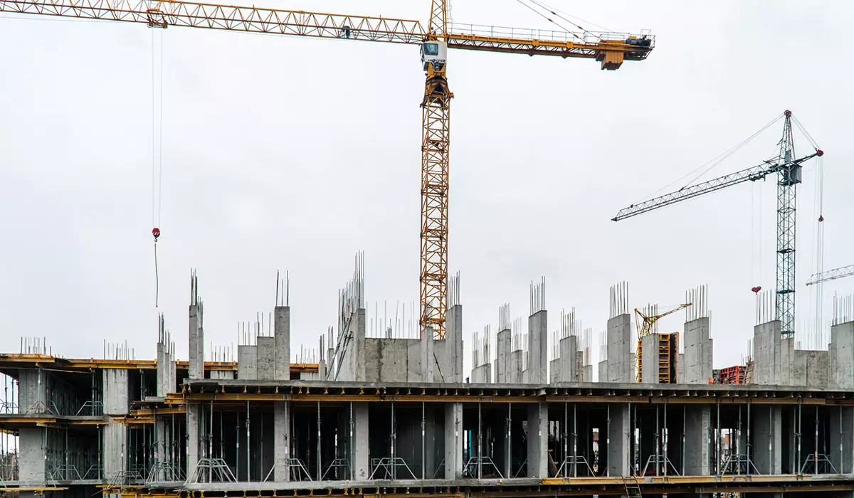 Construction state of the residential complex “SKYGARDEN” as of 17.11.2023