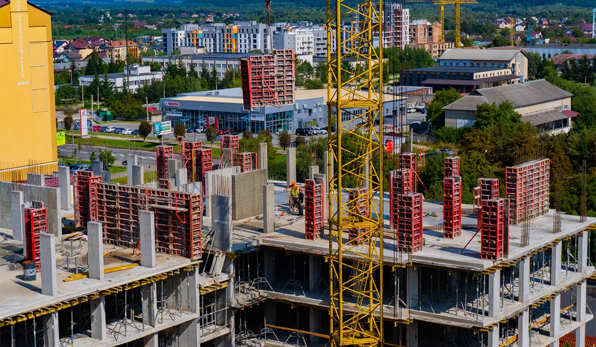 Сonstruction state of the residential complex “U ONE” as of 01.09.2023