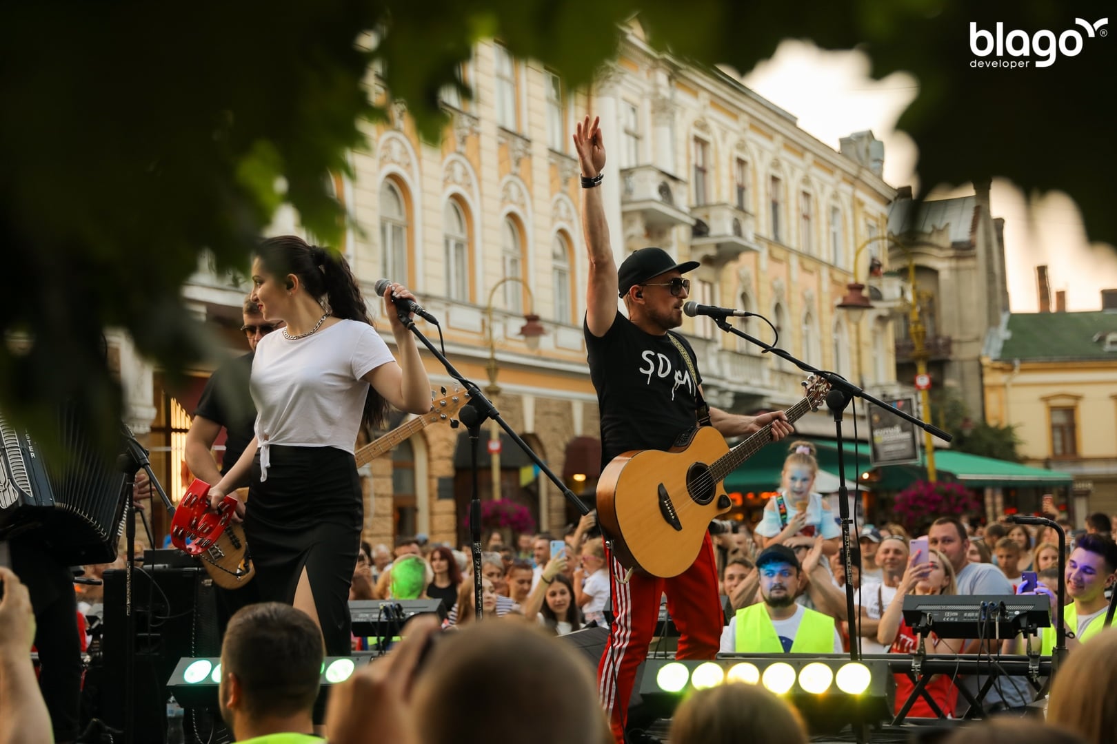 Blago developer organized a concert of Tsvit Kulbaby band as a gift for Ivano-Frankivsk residents