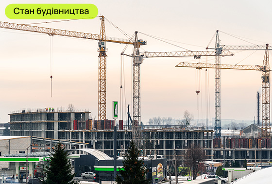 Стан будівництва житлового комплексу SKYGARDEN на 23.01.2024