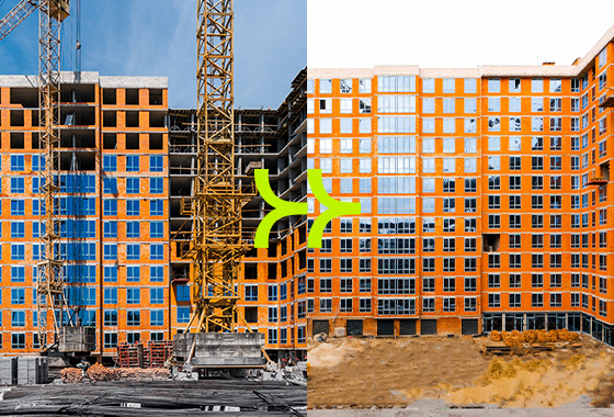 Динаміка будівництва ЖК Comfort Park: червень 2023 – лютий 2024