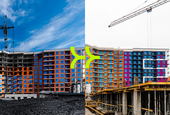 Динаміка будівництва ЖК Family Plaza: жовтень 2023 – березень 2024