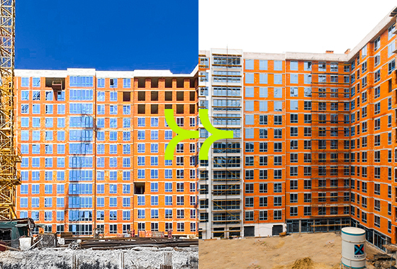 Динаміка будівництва ЖК Comfort Park: серпень 2023 – квітень 2024