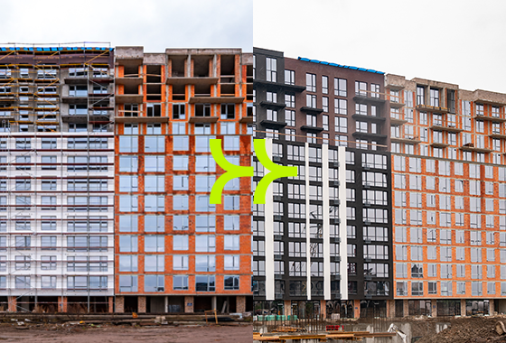 Динаміка будівництва житлового району Manhattan UP: листопад 2023 – квітень 2024 🏗
