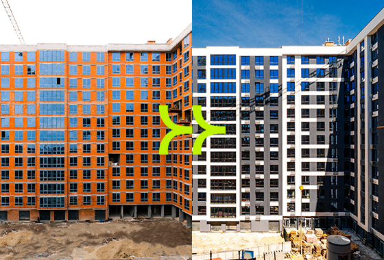 Динаміка будівництва ЖК Comfort Park: січень – липень 2024