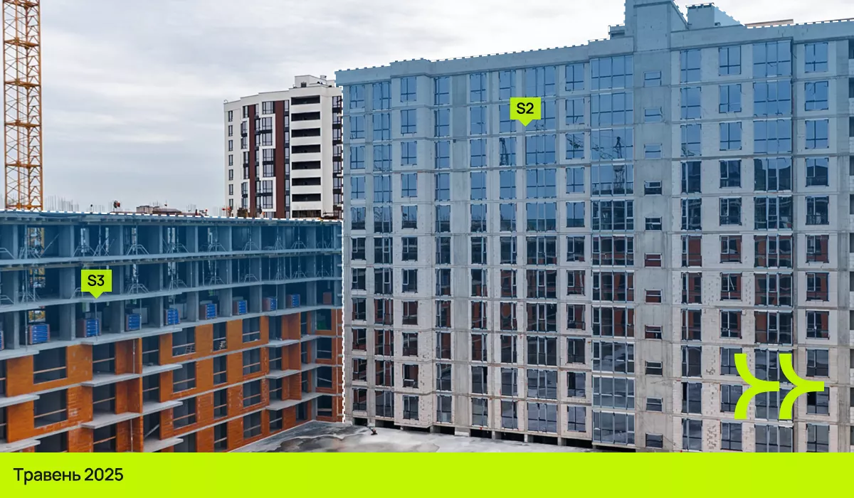 Динаміка будівництва ЖК Manhattan UP: січень – травень 2025