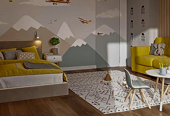 Дизайн дитячих кімнат у квартирах новобудов: безпека та зонування