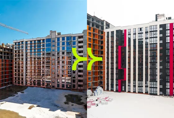 Динаміка будівництва ЖК Manhattan UP: серпень 2025 – січень 2026