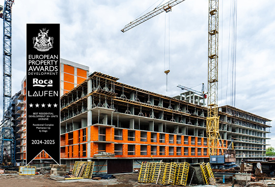 Стан будівництва житлового району Manhattan UP на 21.04.2026