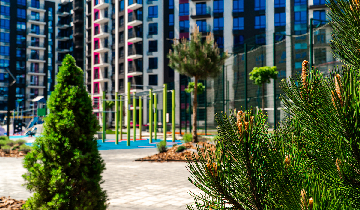 ЖК Family Plaza: приклад технологічного озеленення у Франківську